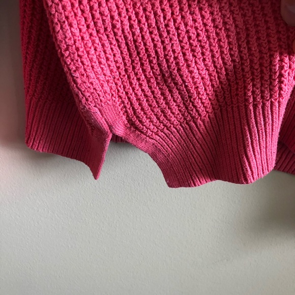 Gap Boat Neck Sweater Long Sleeve Coral Knit Top C - Picture 2 of 6